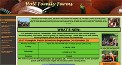Desktop Screenshot of holtfamilyfarms.com
