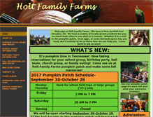 Tablet Screenshot of holtfamilyfarms.com